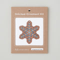 Gingerbread Flake Stitched Ornament Kit