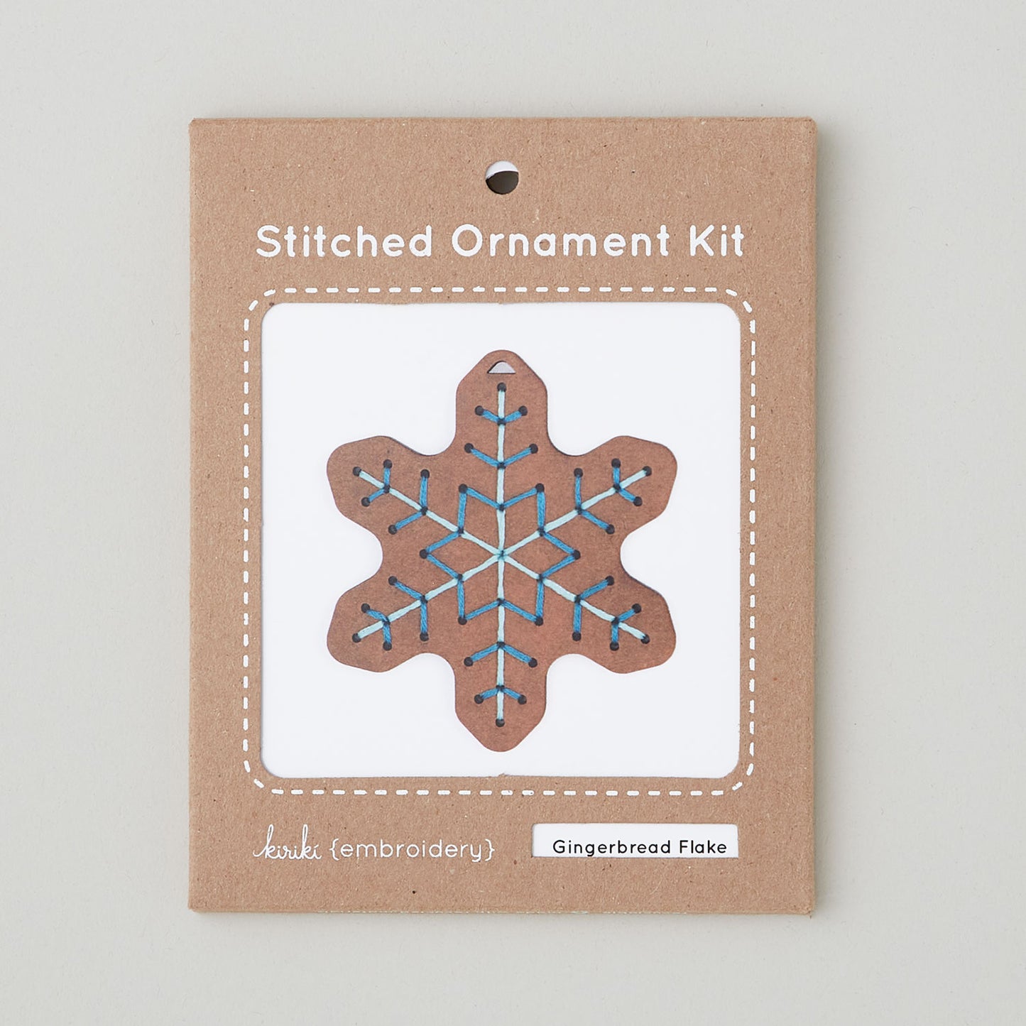 Gingerbread Flake Stitched Ornament Kit Alternative View #3