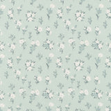 A Walk on the Prairie - Floral Sage Gray Yardage Primary Image