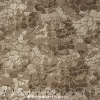 Charisse - Floral Tan 108" Wide Backing