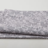 Pen and Ink - Floral Medium Gray 118" Wide 3 Yard Cut