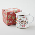 Lori Holt Home Town Holiday Enamel Tin Mug