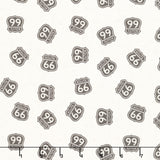 Route 66 (Riley Blake) - Signs Cream Yardage Primary Image