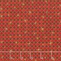 Winter's Grandeur 6 - Holiday Diamonds Red Metallic Yardage