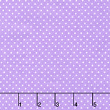 Swiss Dot - White Swiss Dot on Lavender Yardage