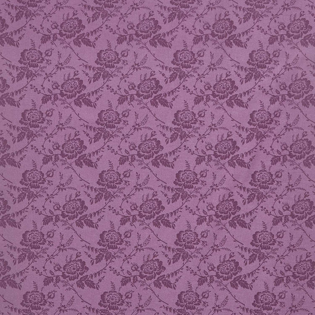 Anne of Green Gables - Damask Eggplant Yardage Primary Image