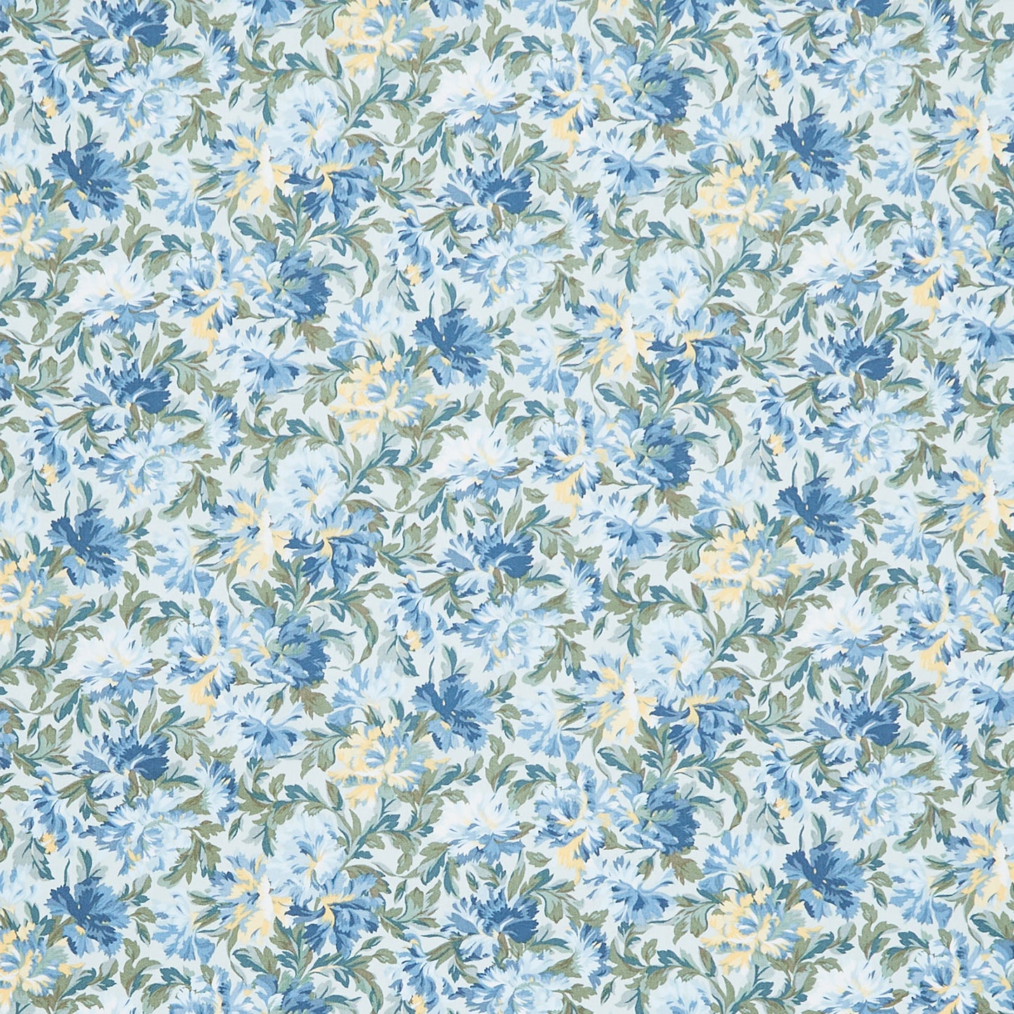 Willoughby - Packed Floral Blue Yardage Primary Image