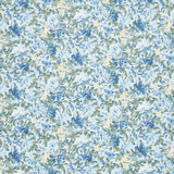 Willoughby - Packed Floral Blue Yardage Primary Image