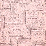 Eclectic Elements - Palette Pink Typography Yardage