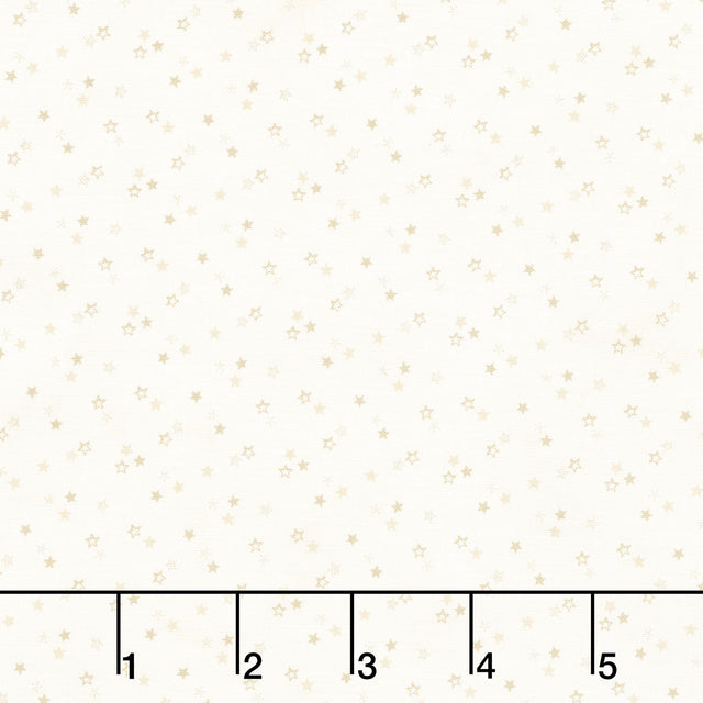 Snowman Gatherings IV - Snowy Night Snow Taupe Yardage Primary Image