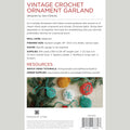 Digital Download - Vintage Ornaments Crochet Garland Pattern