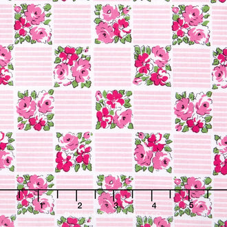 Dainty Darling - Dainty Square Pink Yardage