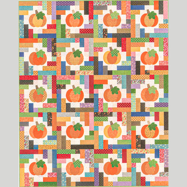 Lori Holt Pumpkins and Haystacks Quilt Kit Primary Image