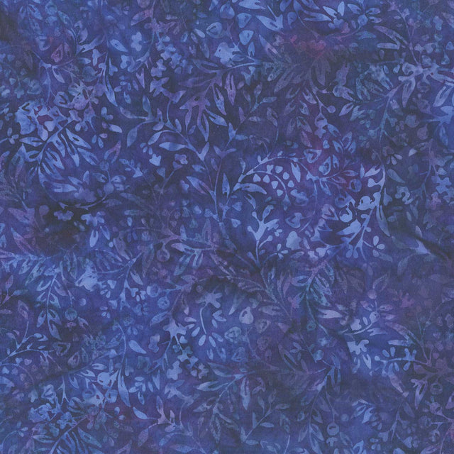 Floral Fun Batiks - Mini Mix Marine Yardage