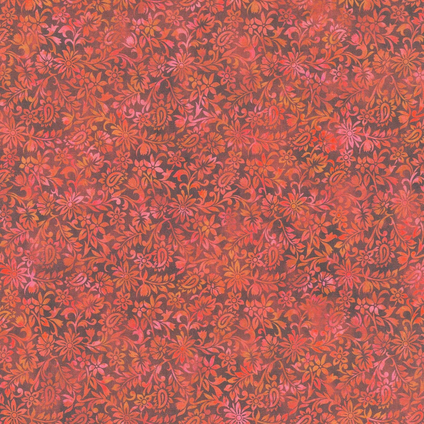 Prism II - Brocade Crimson Yardage Primary Image