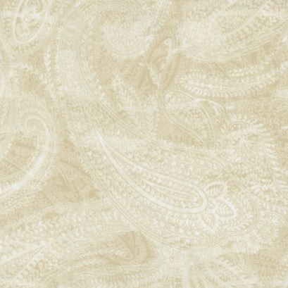 108" Quilt Back - Paisley Beige 108" Wide Backing