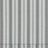 Farmhouse Flannels III - Blanket Stripe Pewter Yardage Primary Image