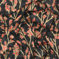 Holiday Flourish - Festive Finery Berries Black Metallic Yardage