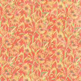 Floribunda - Blackeyed Suzie Q Spice Yardage Primary Image