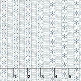 Snowman Gatherings IV - Crystal Stripe Snow Yardage Primary Image