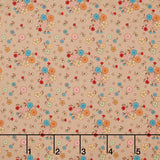 Designer Wideback - Autumn Floral Tea Dye 108" Wide Backing