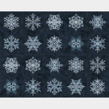 Bentley’s Snowflakes - Snowflakes Navy Panel Primary Image
