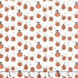 Beggar's Night - Pumpkins Cream Yardage Primary Image