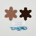 Gingerbread Flake Stitched Ornament Kit