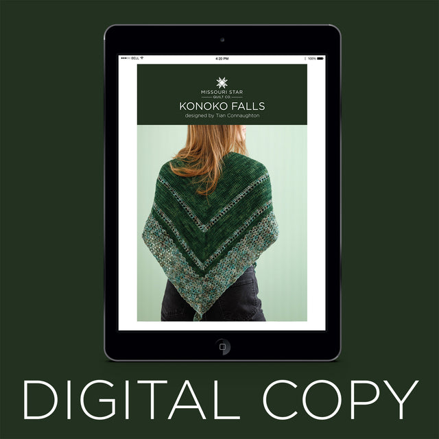 Digital Download - Konoko Falls Shawl Crochet Pattern