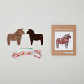 Dala Horse Stitched Ornament Kit