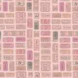 Eclectic Elements - Palette Pink Tickets Yardage