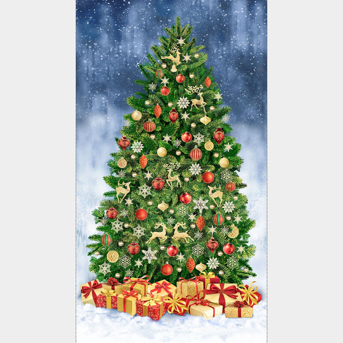 Christmas Magic - Fancy Christmas Tree Multi Panel Primary Image