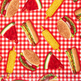 Kiss The Cook - Picnic Red Yardage