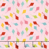 Happy Day - Happy Kites Pink Yardage