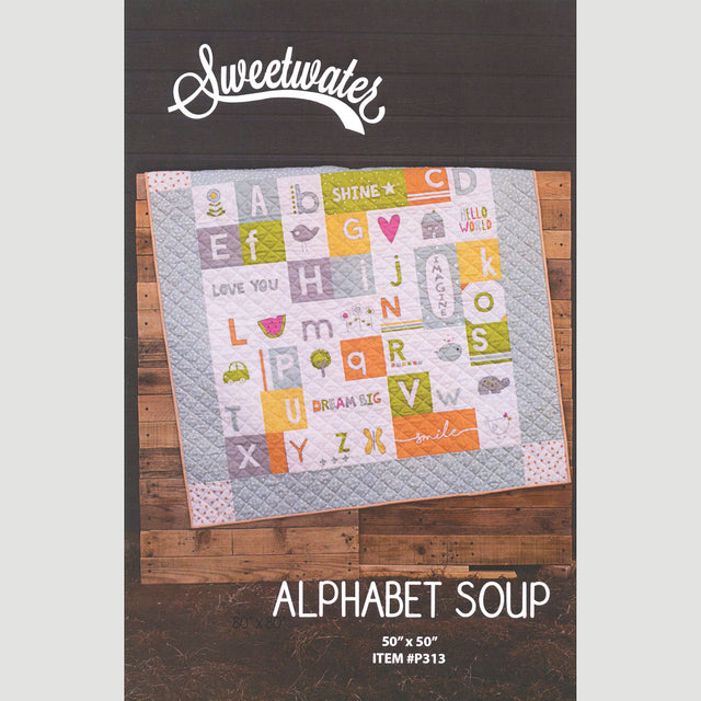 Alphabet Soup Quilt Pattern