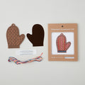 Gingerbread Mitten Stitched Ornament Kit