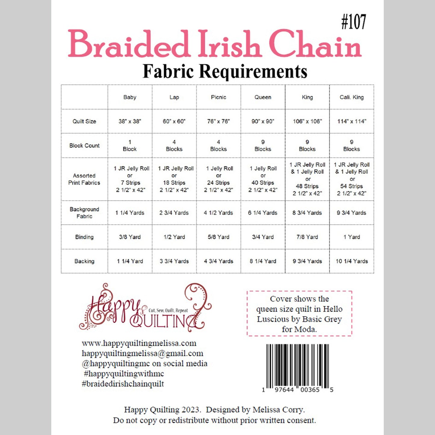 Digital Download - Braided Irish Chain Quilt Pattern Alternative View #1