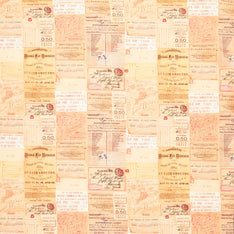 Eclectic Elements - Palette Orange Ephemera Orange Yardage