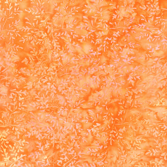 Summertime Batiks - Sprig Red Goldfish Yardage