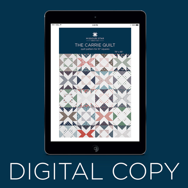 Digital Download - The Carrie Quilt Pattern by Missouri Star