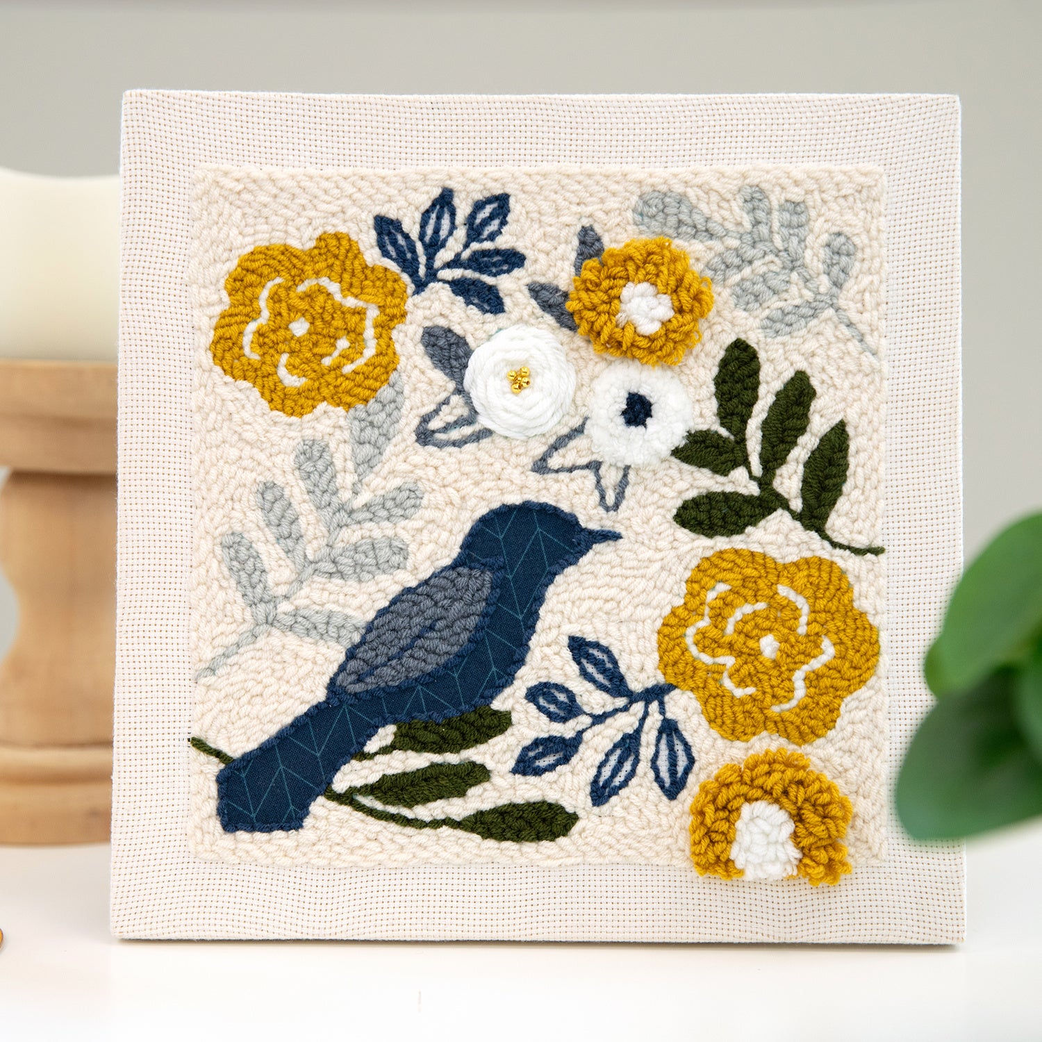 Birdsong Bouquet Punch Needle Frame Kit