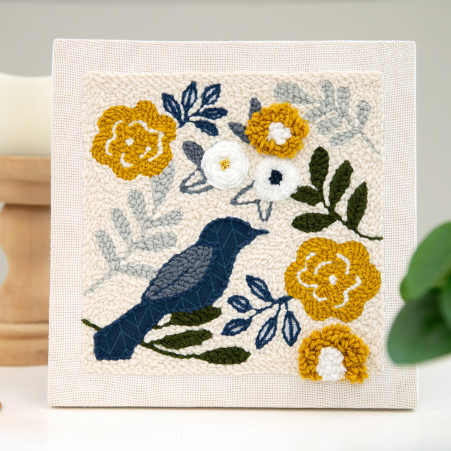 Birdsong Bouquet Punch Needle Frame Kit