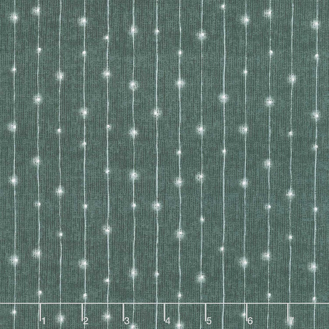 Winter Dreams - Lights Green Yardage Primary Image