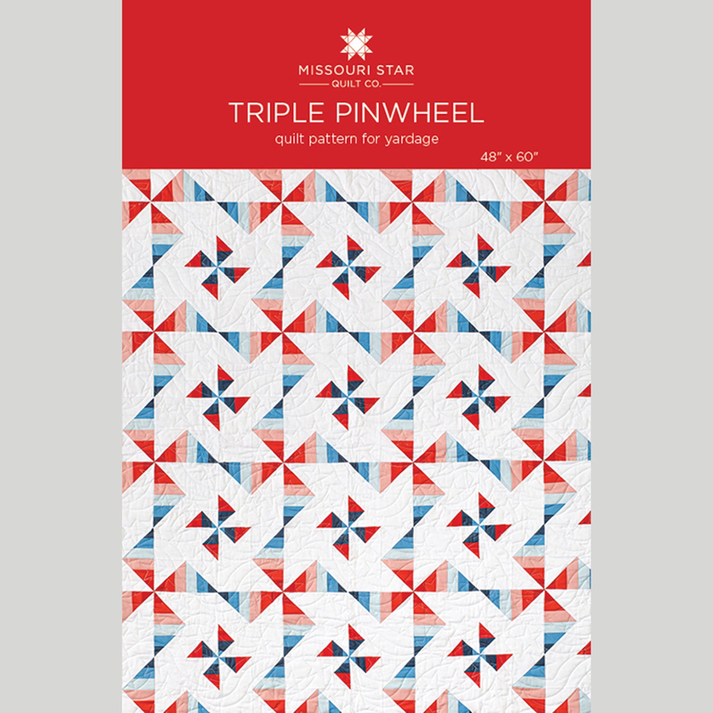 Triple Pinwheel Quilt Pattern by Missouri Star Primary Image