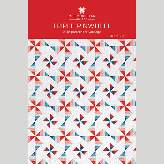 Triple Pinwheel Quilt Pattern by Missouri Star Primary Image