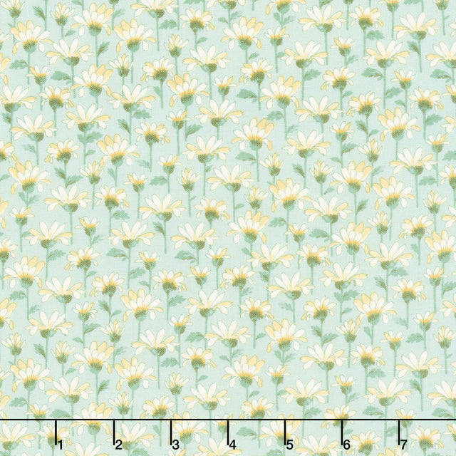 Willoughby - Daisy Blue Yardage Primary Image