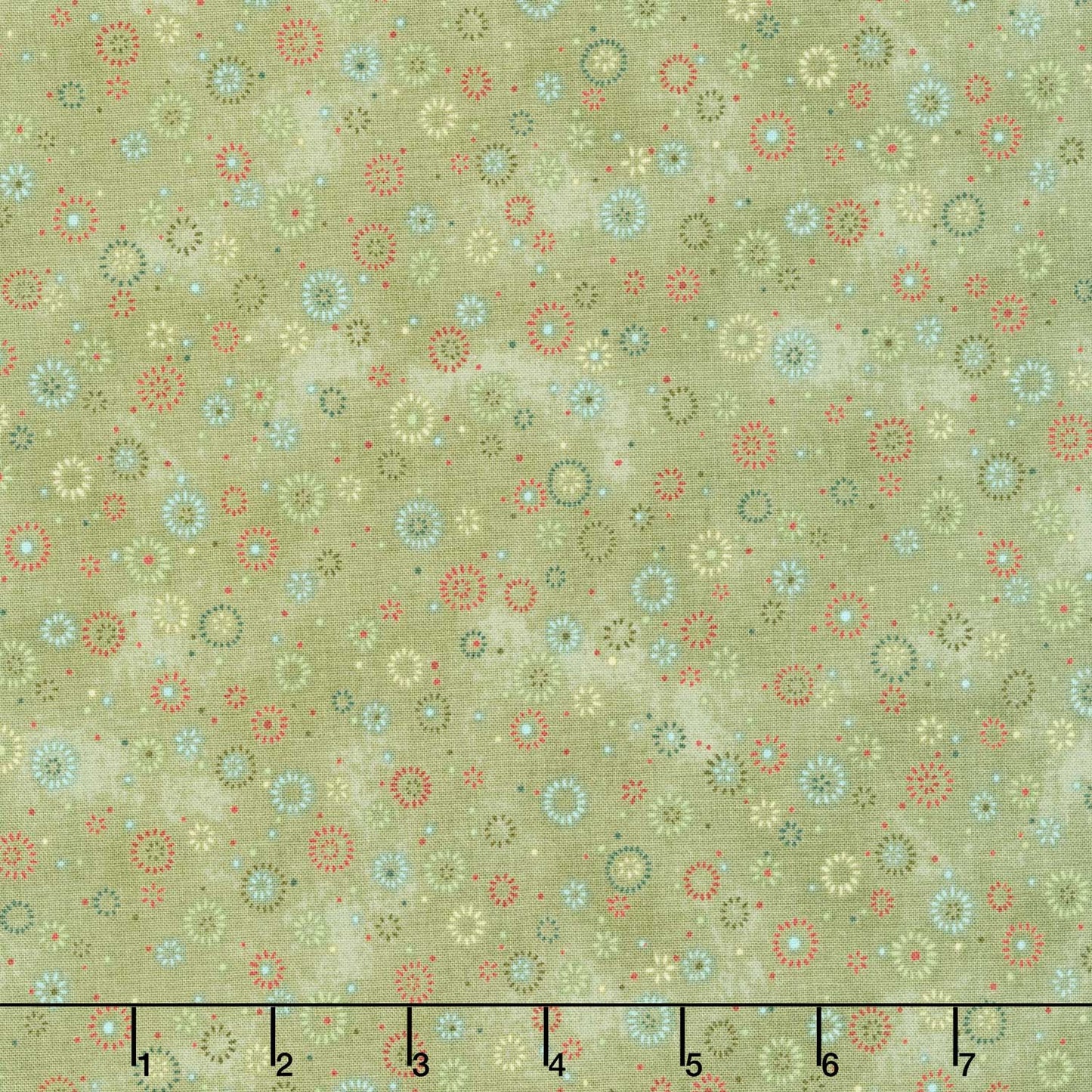 Star Of Wonder, Star Of Light - Twinkle Green Yardage Primary Image