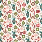 Christmas is in Town - Ornaments Cream Yardage Primary Image