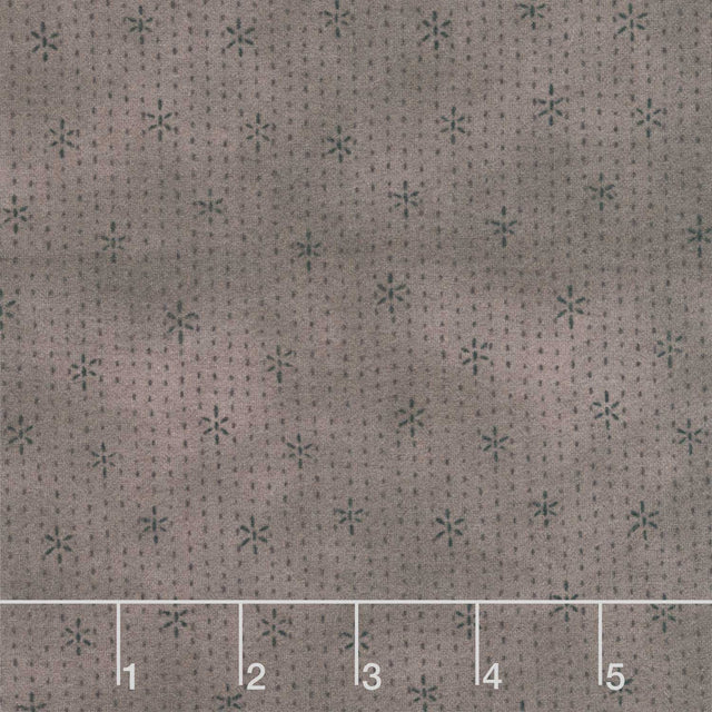 Where the Wind Blows - Star Stitches Brown Flannel Yardage