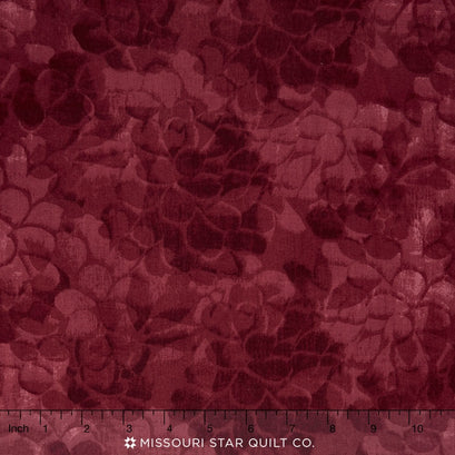 Charisse - Floral Red 108" Wide Backing